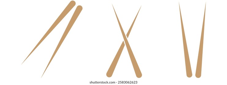 Chinese chopsticks icons. Chopsticks Vector Icon. chopsticks vector icons for web design.