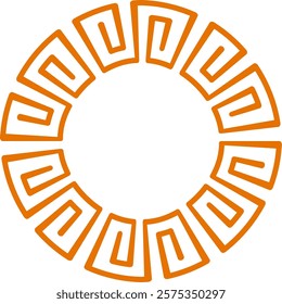 Chinese Circle Decorative Vector Art, Icons, and Graphics Chinese Lunar New Year