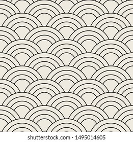 Chinese classic seamless black and white pattern