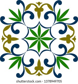 Chinese classical totem seamless vector.
