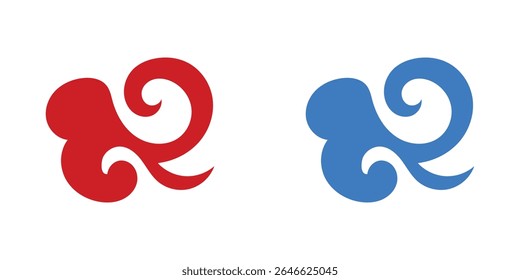 Chinese cloud icon. vector illustration. EPS 10 AI