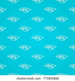 Chinese cloud seamless pattern
