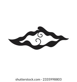 Chinese Cloud template vector icon illustration design