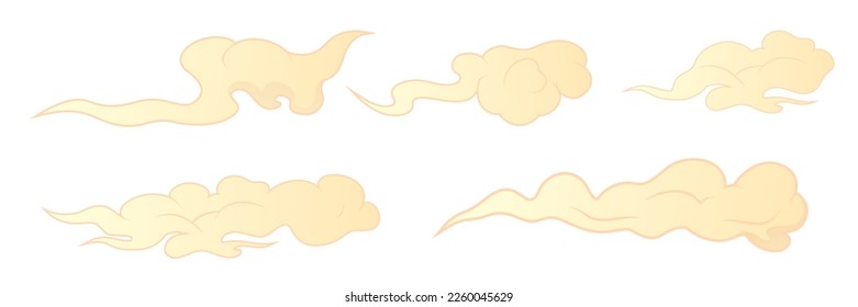 Chinese cloud texture pattern vector material