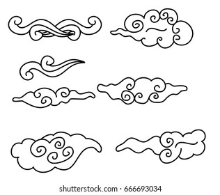 Chinese cloud,Japanese cloud,Chinese tattoo,Japanese tattoo,cloud tattoo