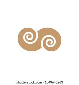 Chinese clouds icon vector flat design