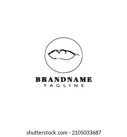 chinese clouds logo symbol icon design template black modern isolated vector illustration