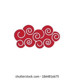 Chinese clouds Logo Template vector symbol nature