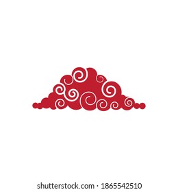 Chinese clouds Logo Template vector symbol nature