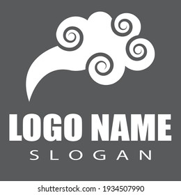 Chinese clouds Logo Template vector symbol design