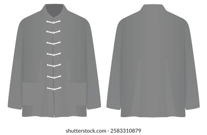 Chinese combat shirt. vector illustration