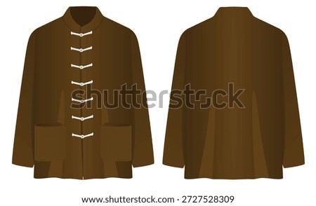 Chinese combat shirt. vector illustration