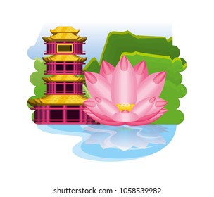 chinese culture architecture icons
