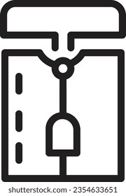 Chinese Cultures Decoration Outline Icon
