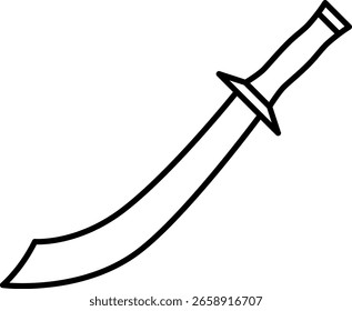 Chinese Dadao Broadsword Illustration Vector Illustration