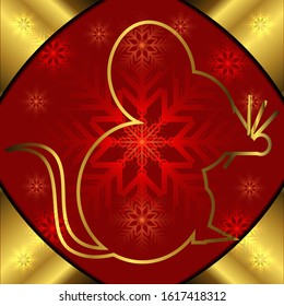 chinese decorative background for new year greeting card