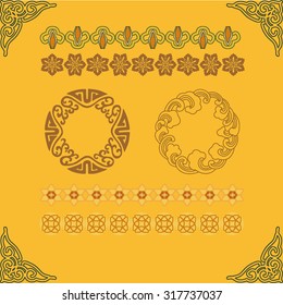 Chinese decorative frame collection
