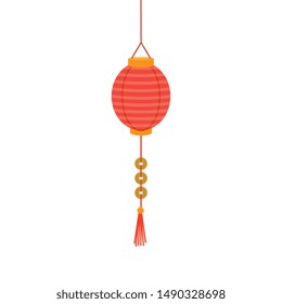 chinese decorative lamp hanging icon