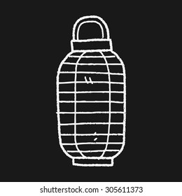 Chinese decorative lantern doodle
