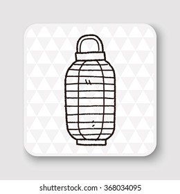 Chinese decorative lantern doodle
