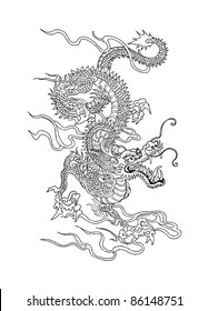 15,869 Chinese dragon drawing Images, Stock Photos & Vectors | Shutterstock