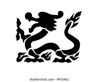 Chinese dragon design