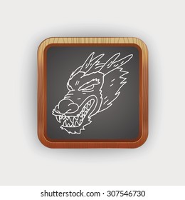chinese dragon doodle