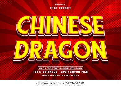 Chinese Dragon Editable Text Effect