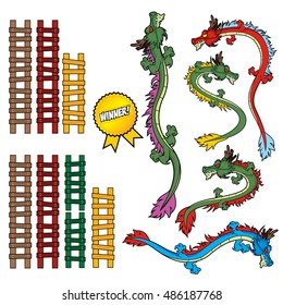 Chinese Dragon and Ladder Set