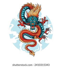 Chinese Dragon for New Year