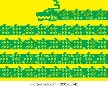 Chinese dragon pattern from legend to art 
