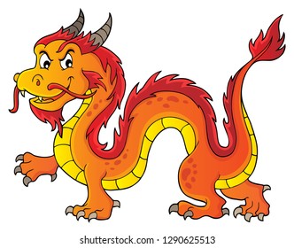 Chinese dragon theme image 5 - eps10 vector illustration.