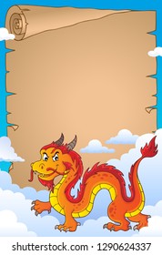 Parámetro del tema del dragón chino 3 - ilustración vectorial eps10.