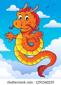 Chinese dragon topic image 6 - eps10 vector illustration.