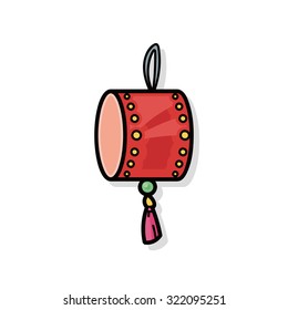 chinese drum doodle