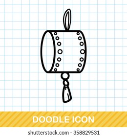 chinese drum doodle