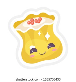 kawaii dumplings images stock photos vectors shutterstock https www shutterstock com image vector chinese dumpling cute kawaii vector characters 1555705433