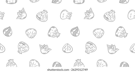 Chinese dumplings pattern background. dumpling doodle pattern background. Dim sum seamless pattern background. dim sum doodle pattern background.