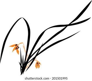Chinese element--orchid
