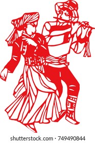Chinese ethnic minority singing and dancing