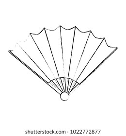chinese fan decorative icon