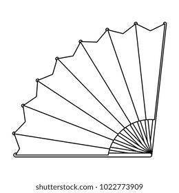 chinese fan decorative icon