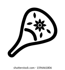 Chinese fan icon isolated sign symbol vector illustration - high quality black style vector icons
