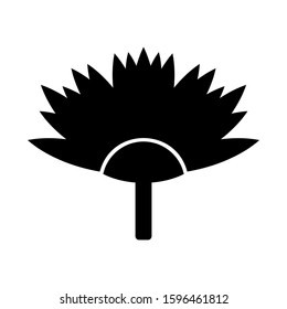 Chinese fan icon isolated sign symbol vector illustration - high quality black style vector icons
