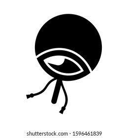 Chinese fan icon isolated sign symbol vector illustration - high quality black style vector icons
