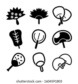 Chinese fan icon isolated sign symbol vector illustration - Collection of high quality black style vector icons
