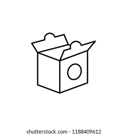 Chinese fast food icon. Element of fast food for mobile concept and web apps icon. Thin line icon for website design and development, app development