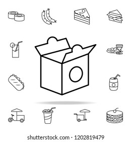 Chinese fast food icon. Fast food icons universal set for web and mobile