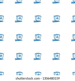 chinese fast food icon pattern seamless white background. Editable outline chinese fast food icon. chinese fast food icon pattern for web and mobile.