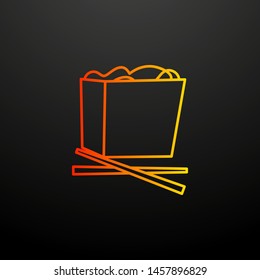 Chinese fast food nolan icon. Elements of fast food set. Simple icon for websites, web design, mobile app, info graphics